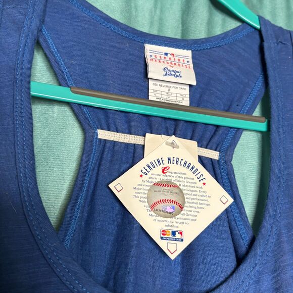 Campus Lifestyle NWT MLB LA Dodgers Blue Racerback Tank Top Medium - Picture 8 of 8